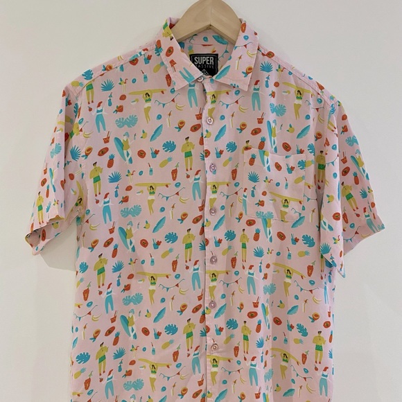 Super massive summer themed short sleeve shirt - Picture 3 of 3